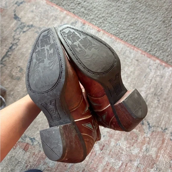 Ariat Red Cowboy Boots - Picture 7 of 10